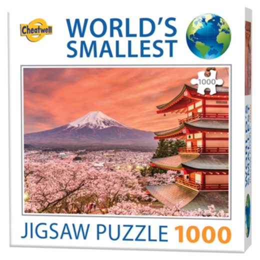 Världens Minsta Pussel: Mount Fuji, Japan 1000 bitar i gruppen Nyheter hos Spelexperten (CW13213)